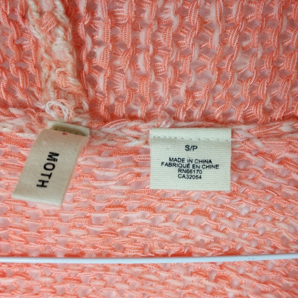 Anthro Moth Open Front Cardigan - Picture 3 of 8